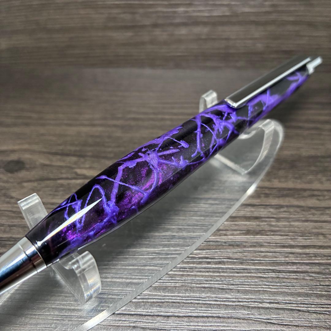 【紫一閃雷鳴】 ボールペン0.5 （flagship model）