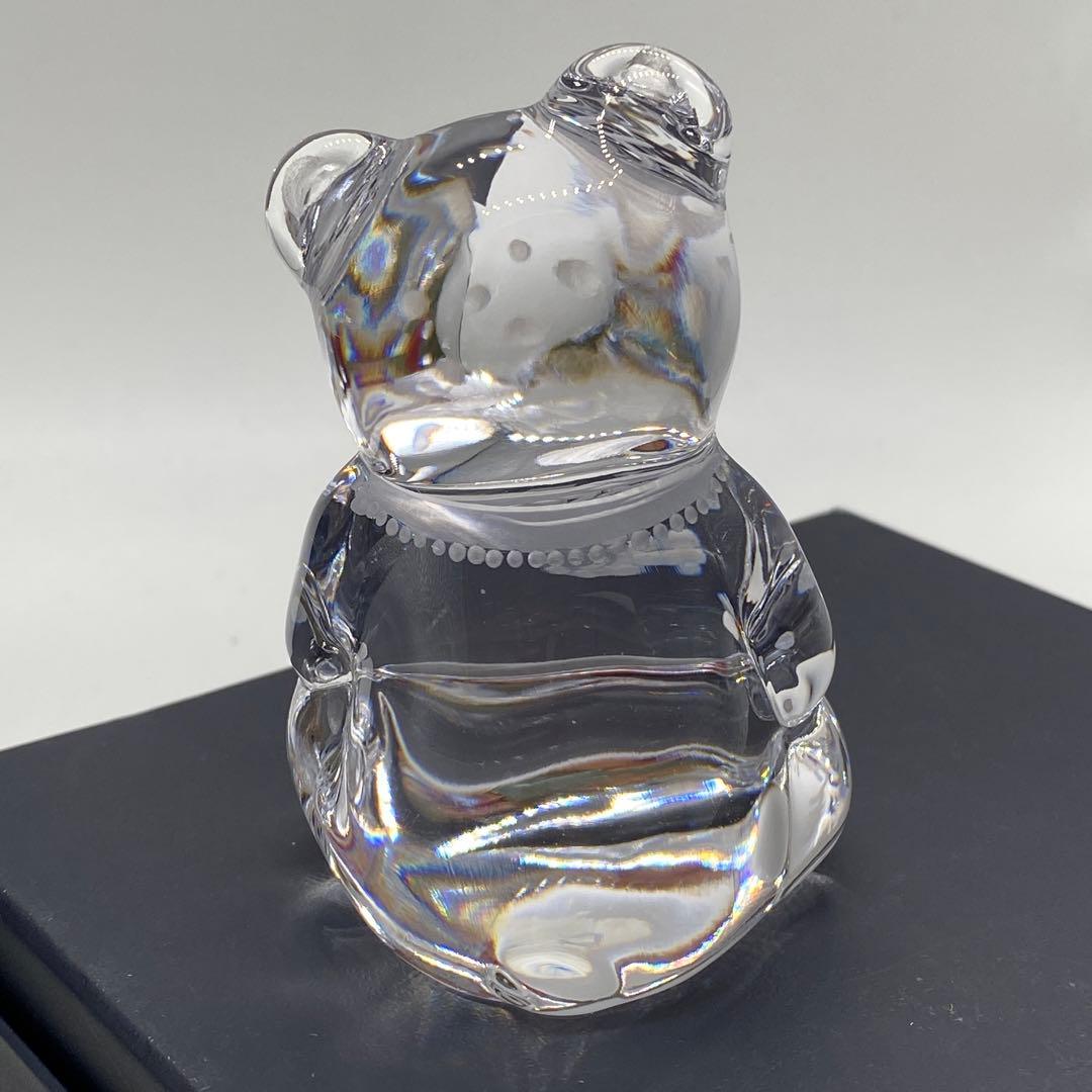 箱付き　MEISSEN マイセン　クリスタル　置物　クマ　ベアー　no.103