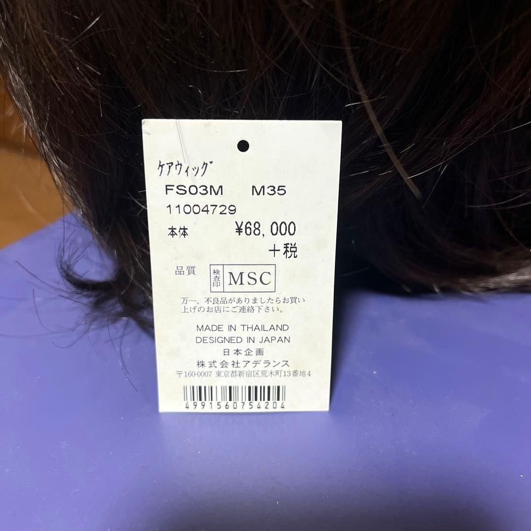 FONTANE ケアウィッグ ダークブラウン FS03M M35
