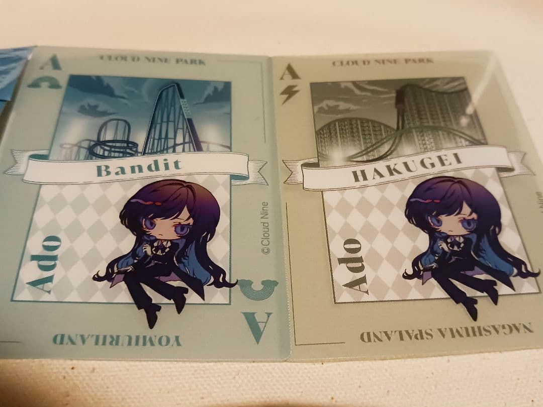 Ado クラウドナインパーク アクリルキーホルダー クリアカード 3点セット