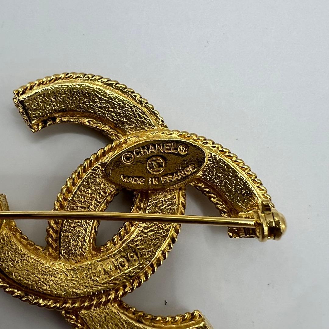【未使用に近い】シャネル ブローチ ココマーク ヴィンテージ 1109