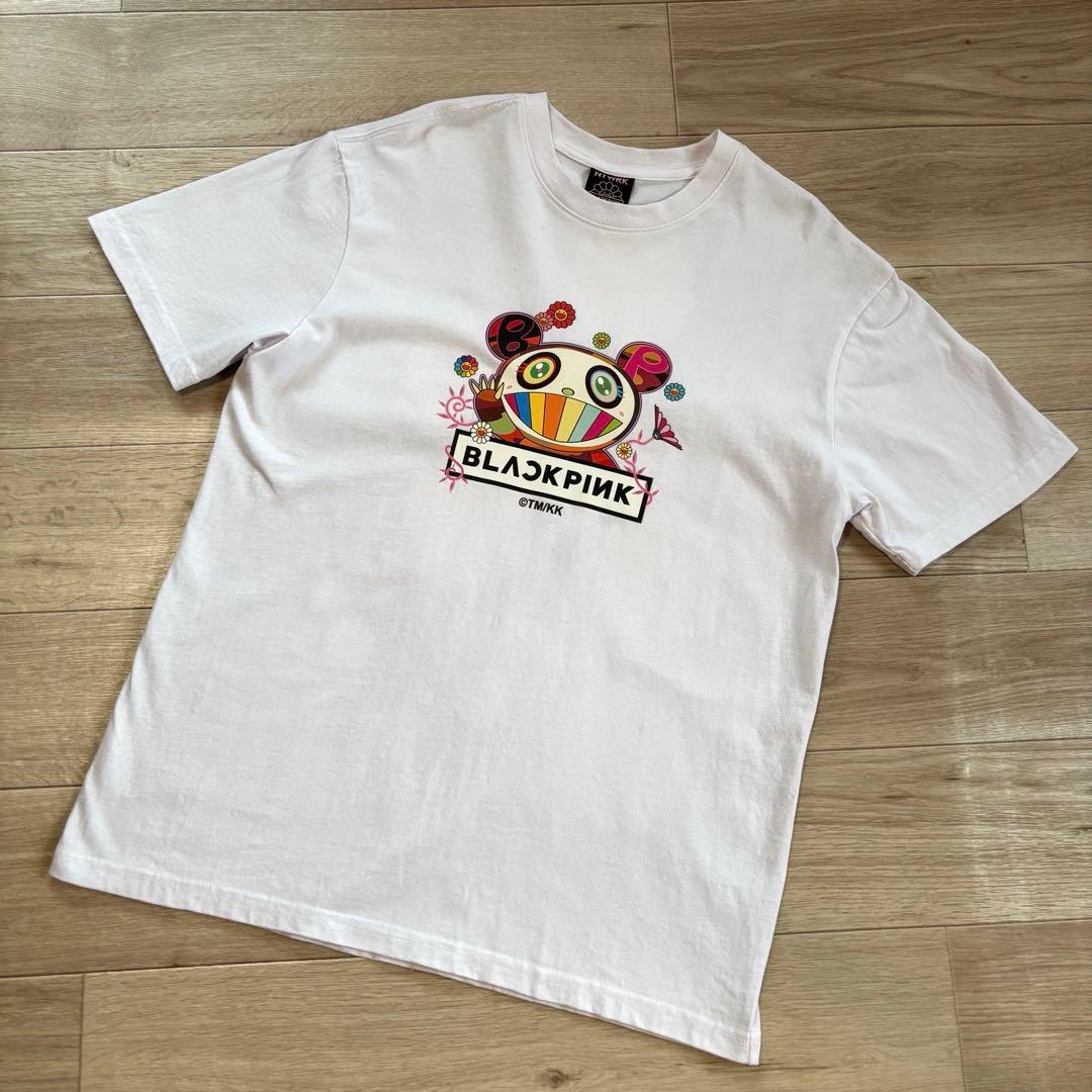 美品 村上隆 BLACKPINK FLOWER GARDEN Tシャツ XS