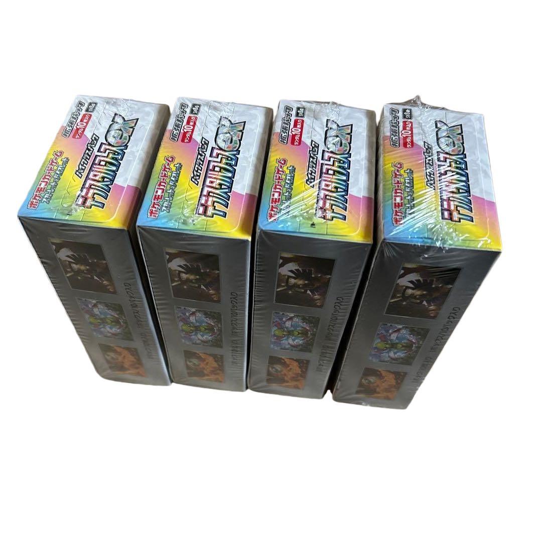 新品未開封ポケカテラスタルフェスex box シュリンク付き4BOX未開封