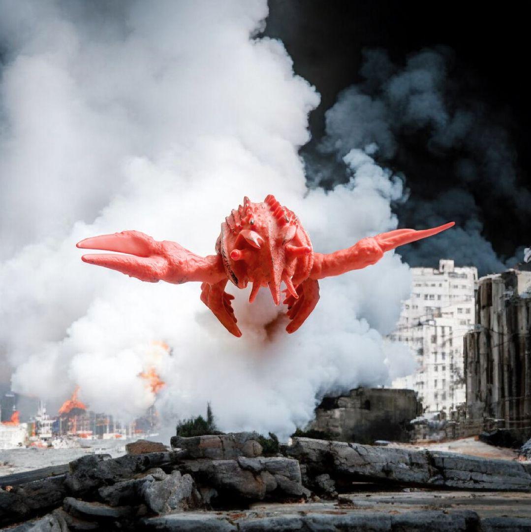 エビラ　赤い怪獣　フィギュア