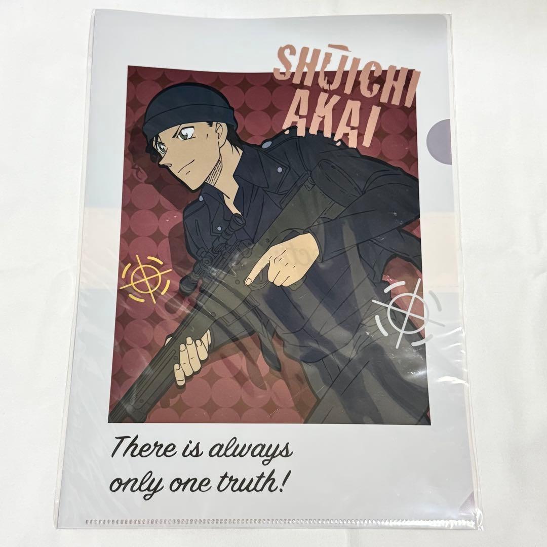 名探偵コナン クリアファイル クリアファイルセット ダブルポケット ミニ 赤井