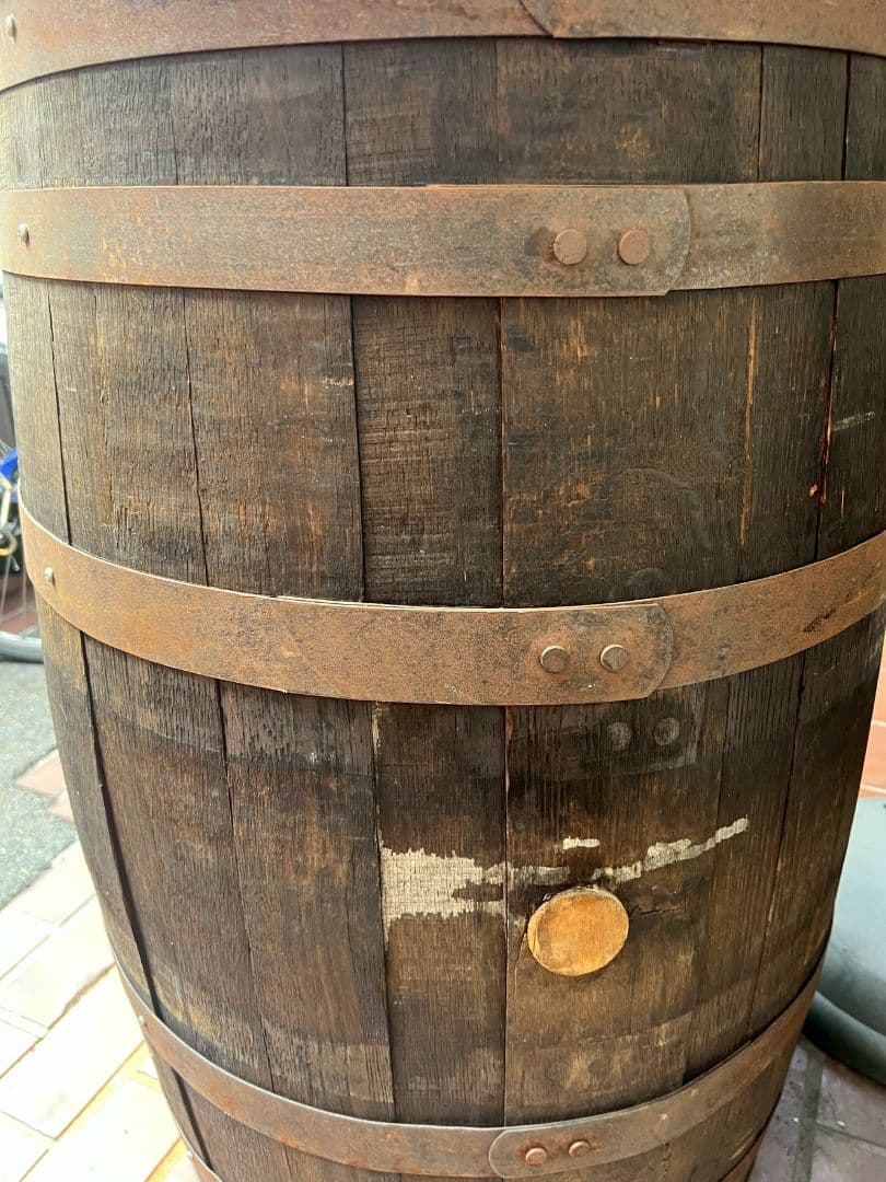 【miya】木製 ワイン樽テーブル 高さ110cm