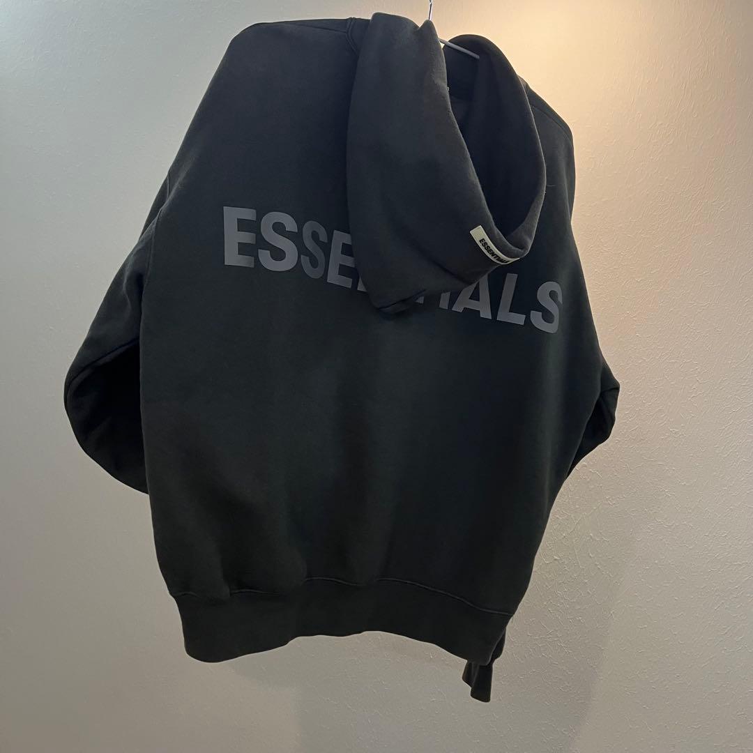 a*s様 ESSENTIALS フーディー パーカー ブラック　(リフレクター)