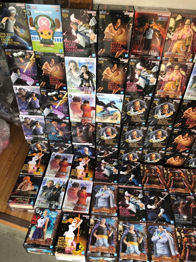 ワンピース　フィギュア　出航　バトレコ　ゾロ　エース　クロコダイル　63個