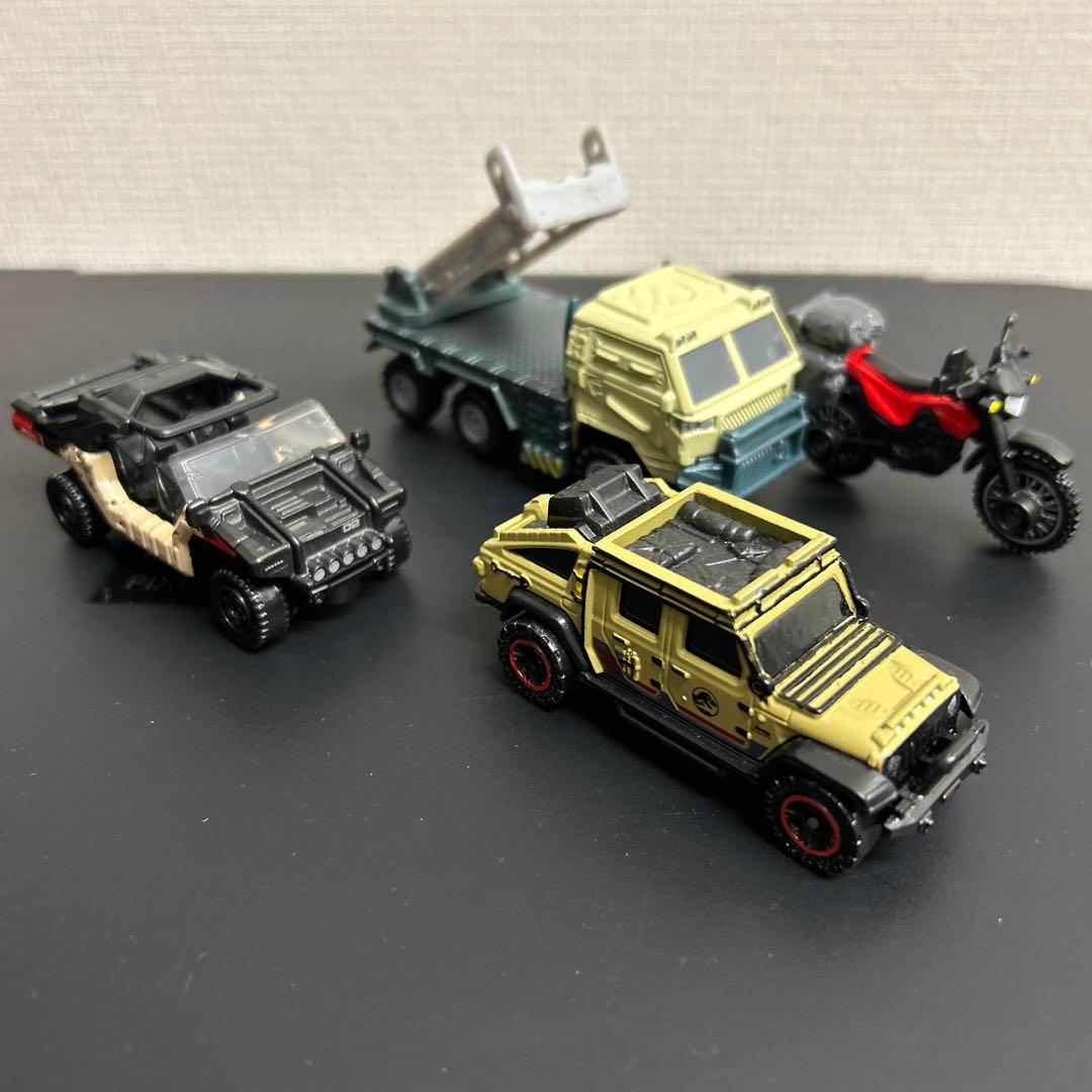 マテル マッチボックス ジュラシックワールド ミニカー まとめ売り