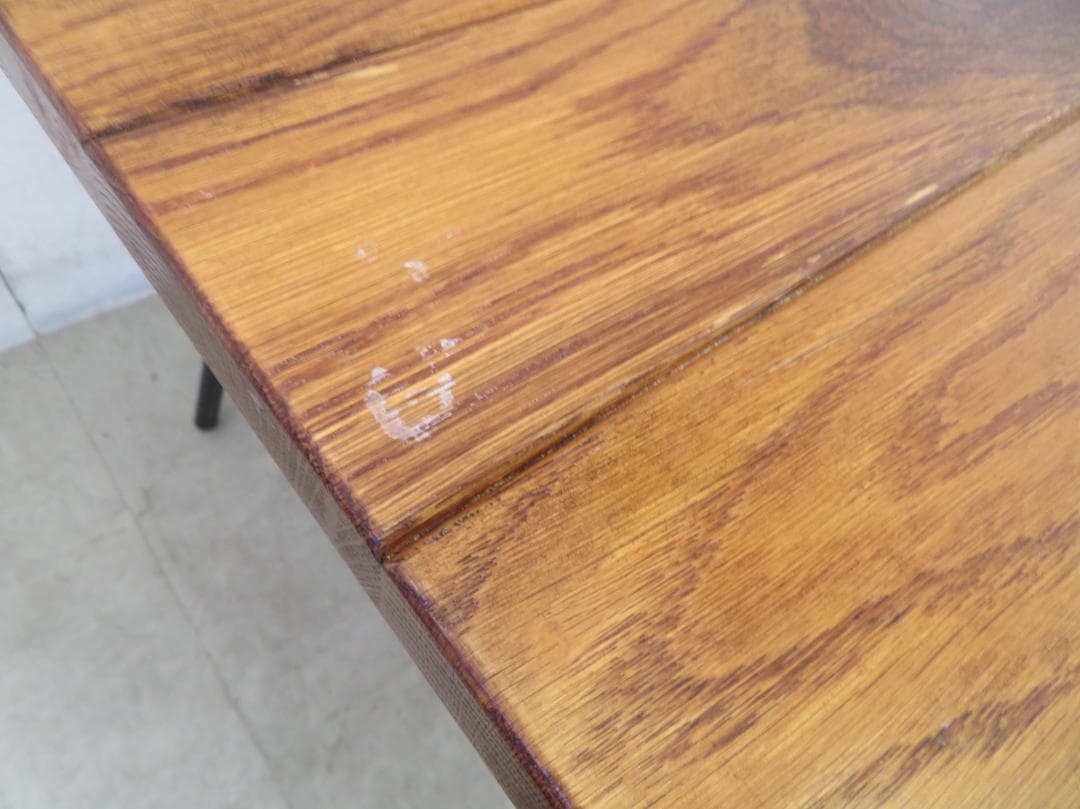 ACMEアクメファニチャー■グランドビューダイニングテーブル■オーク無垢アイアン