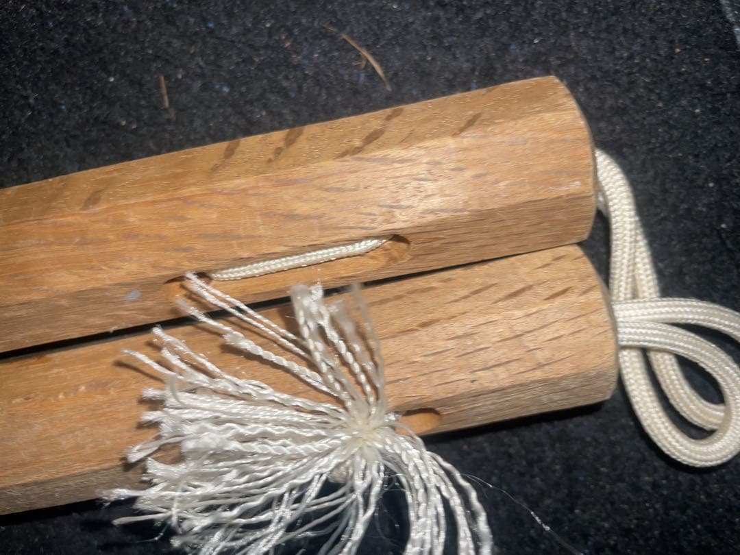 激レア 希少 40年前 木製 ヌンチャクNo5 全日本空手道連盟