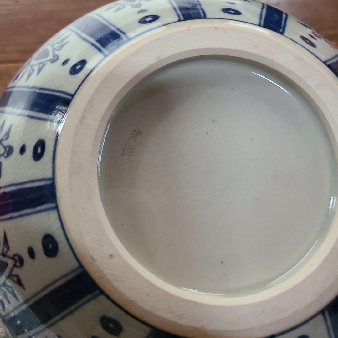 【染錦】四季折々の壺 金彩色絵 飾壺