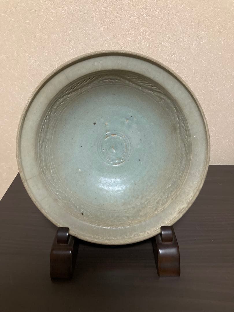 発掘品 中国宋～元代 青磁鉢