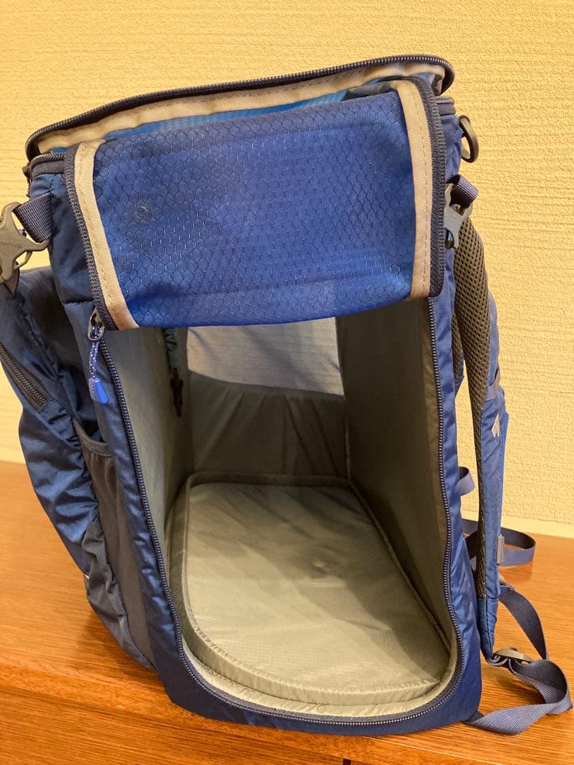 mont-bell リュック型キャリーバッグ 青