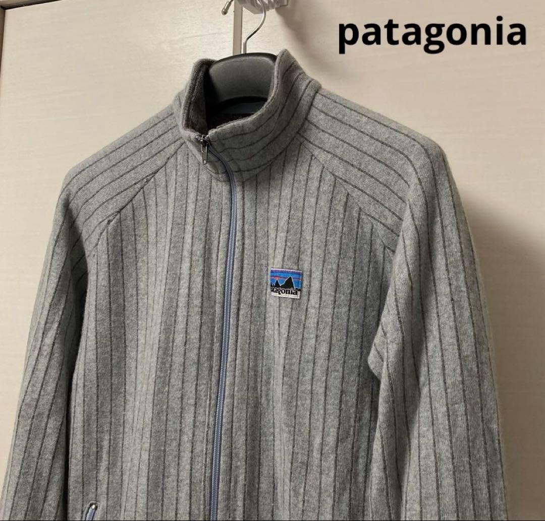 patagonia 復刻 デカタグ キルトアゲイン ニット ジャケット メンズL