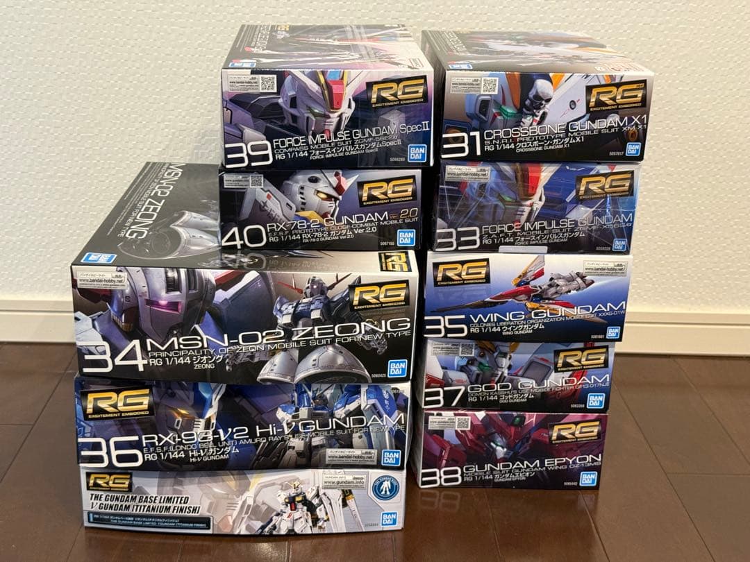 【noa様】ガンプラRG(リアルグレード) 31、33〜40【新品未組立】③