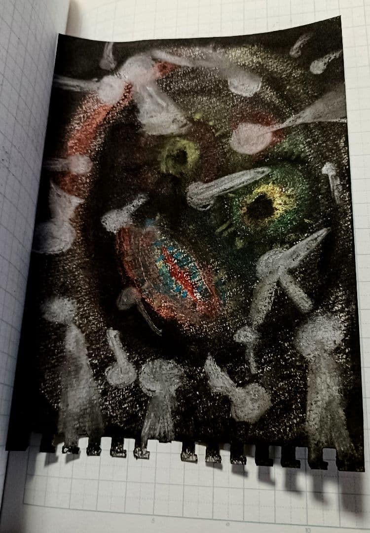 私が描いたパステル画