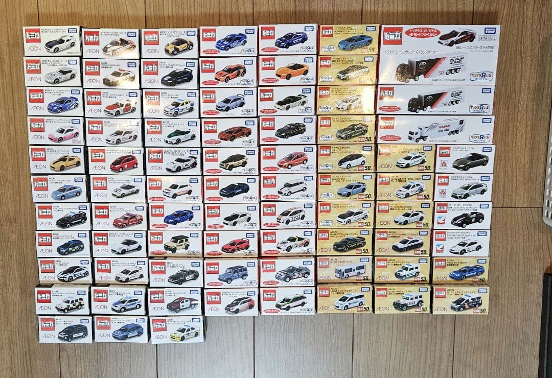 販売店オリジナルトミカ78台まとめ売り