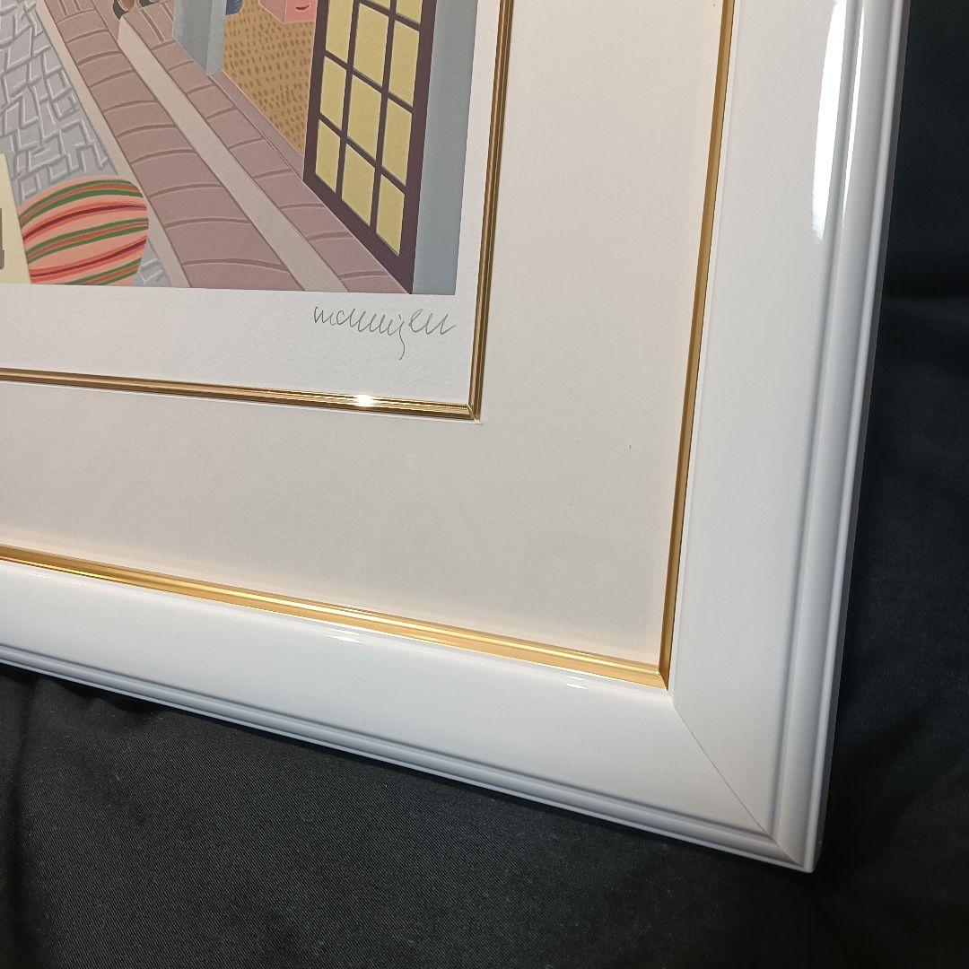 ☆人気の神戸シリーズ　トーマス・マックナイト　明石海峡大橋を望む　神戸の風景