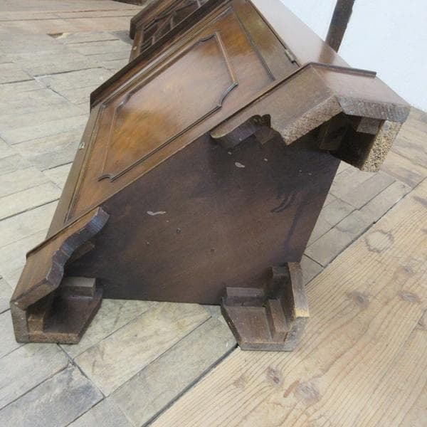 イギリス アンティーク 家具 コーナーキャビネット 飾り棚 英国 6962d