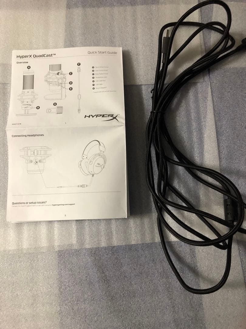 HyperX QuadCast スタンドアロンマイク USBマイク