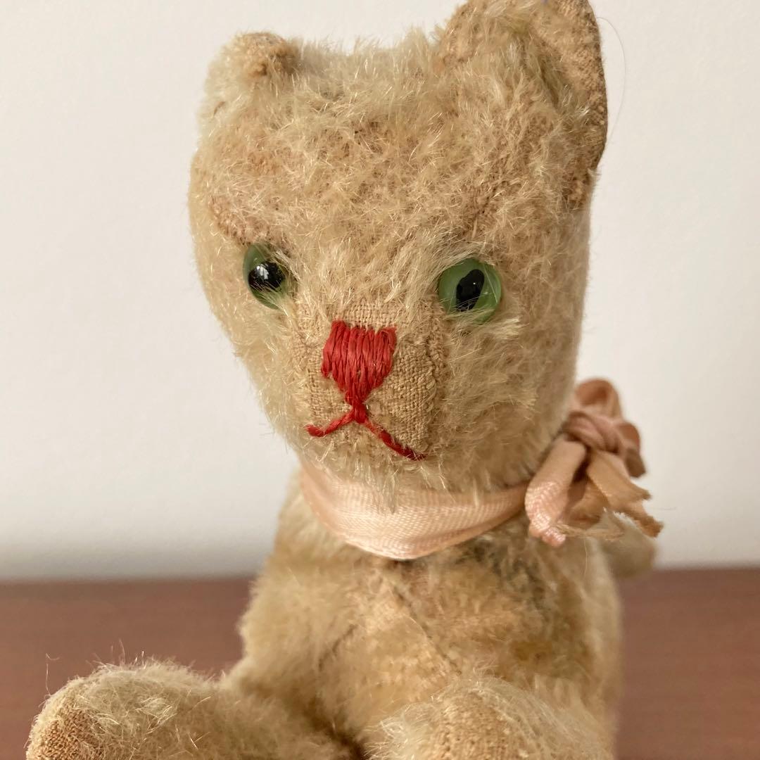 希少　子猫　ぬいぐるみ　ドイツ　ヴィンテージ　アンティーク