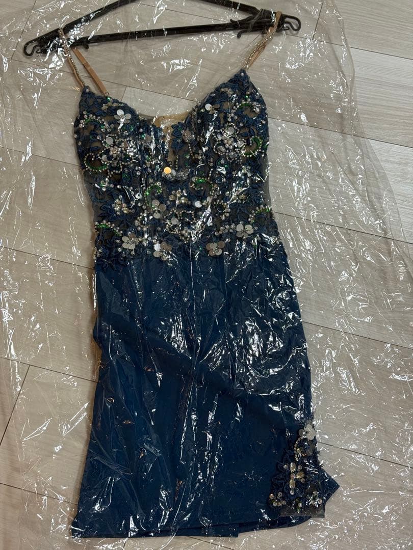 ANGELR ブルー ナイトドレス S