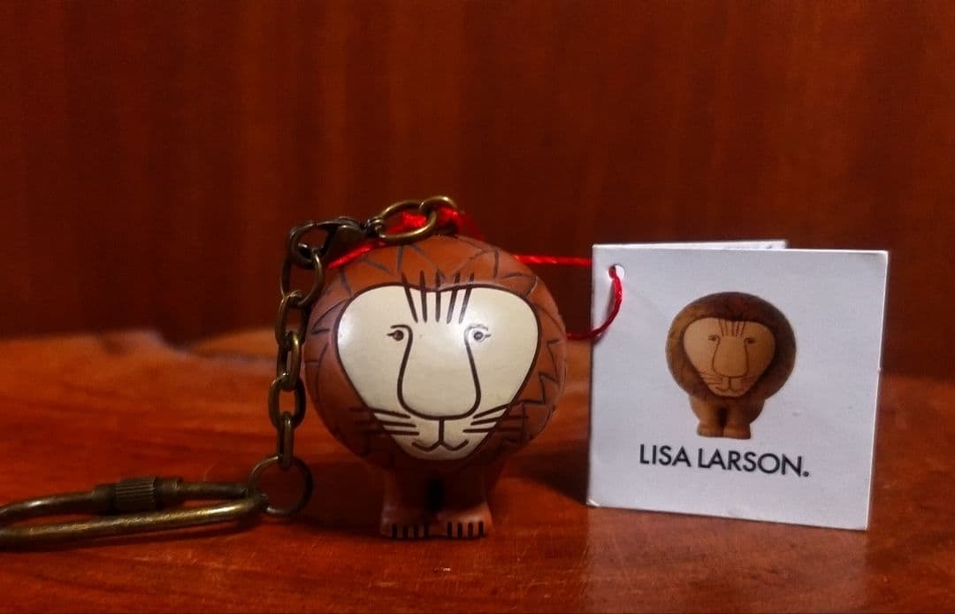 リサラーソン ライオン 大中小キーホルダー４点セット 北欧 美品