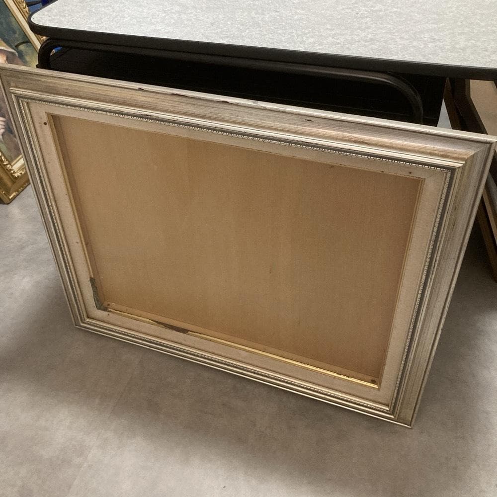 額縁　シルバー　フレーム　空額　アートフレーム　ガラス　絵　絵画　アート