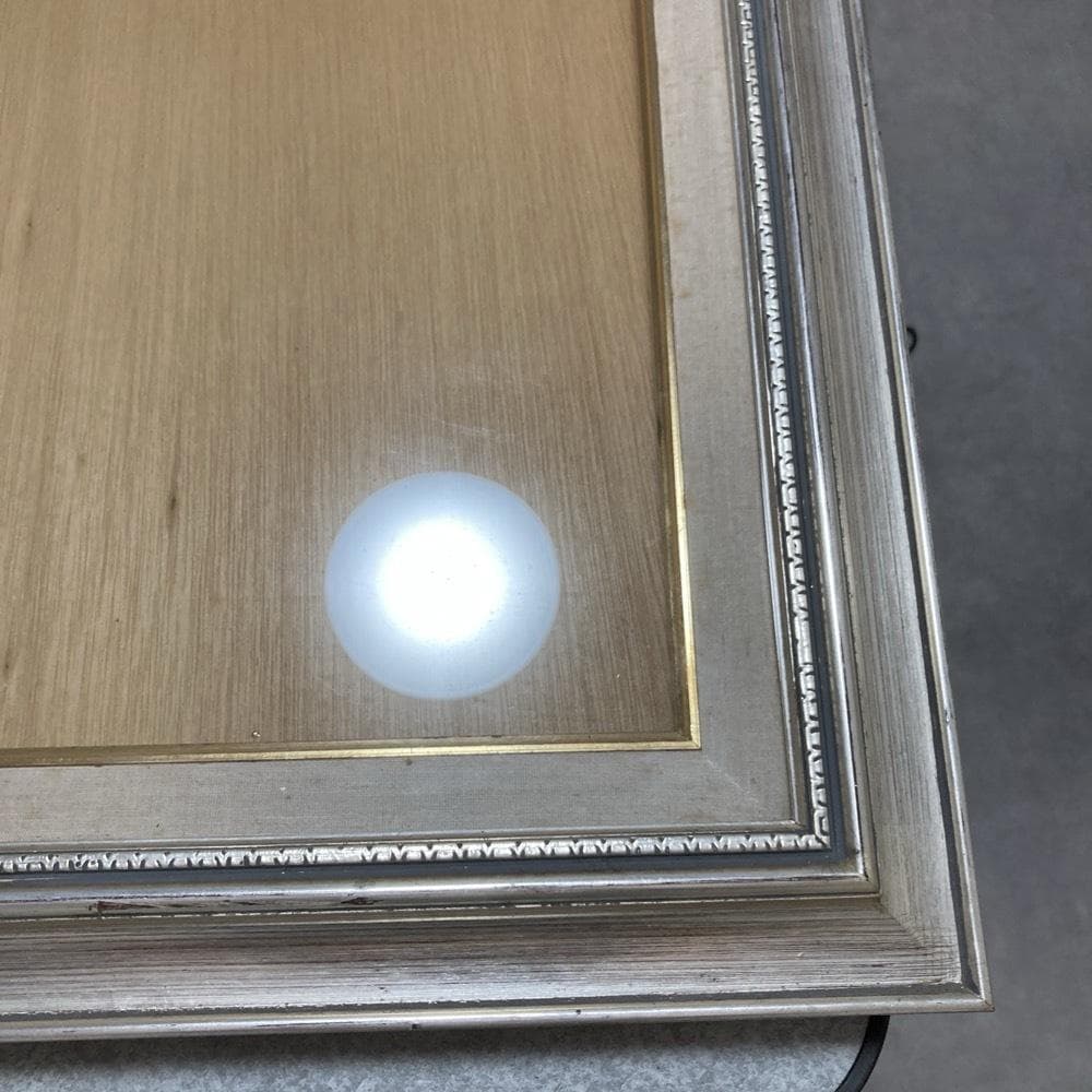 額縁　シルバー　フレーム　空額　アートフレーム　ガラス　絵　絵画　アート