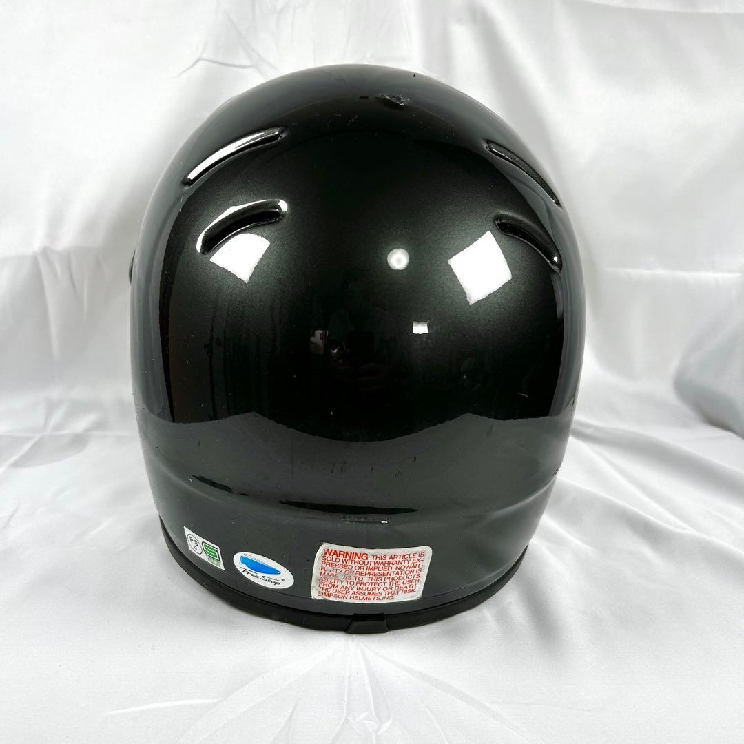 SIMPSON OUTLAW フルフェイスヘルメット アウトロー ガンメタ