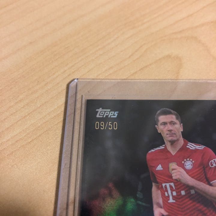【希少】Topps Bayern バイエルン レバンドフスキ ジャージナンバー