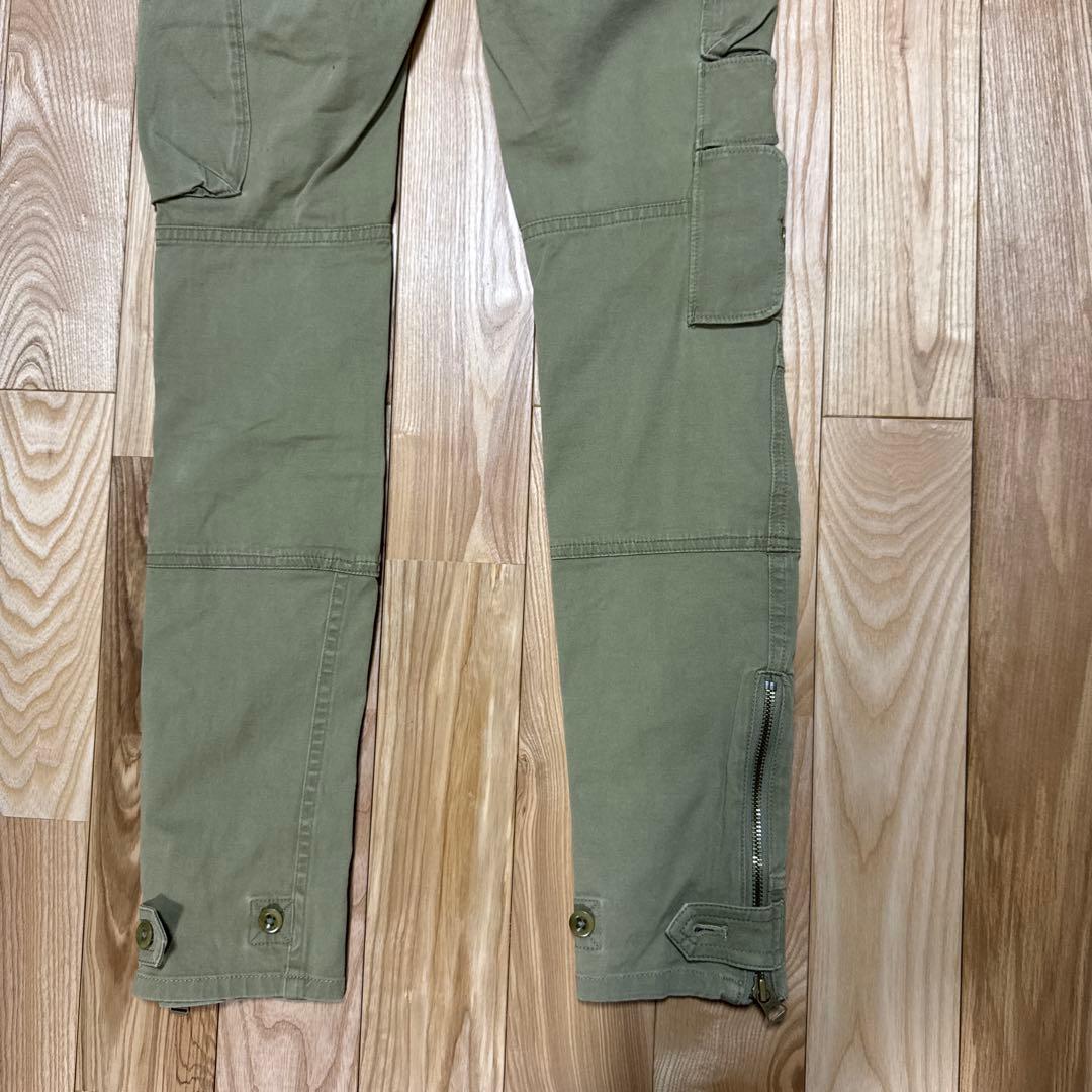 希少 RALPH LAURENカーゴパンツ カーキ ストレッチ　スキニー