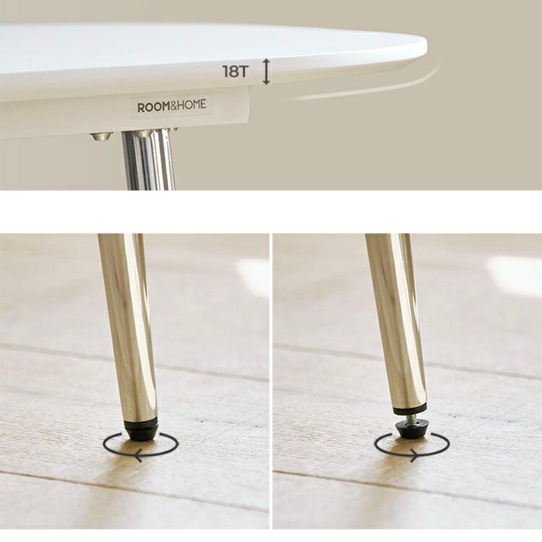 Roomn ダイニングテーブル 140×70cm スクエア型