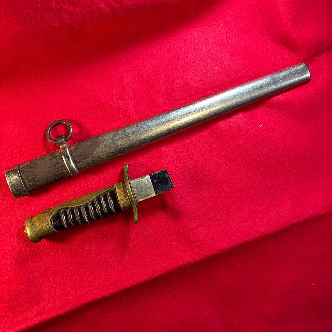 指揮刀　儀礼用　サーベル　旧日本警察　切断済み　刃無し　歴史的資料　コレクション