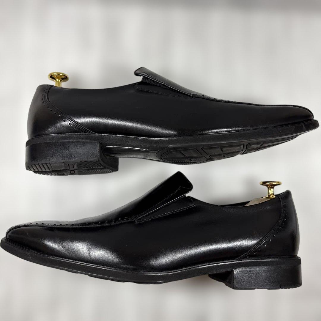 アシックス ランウォーク WR321J スリッポン スワールトゥ 黒 25.5