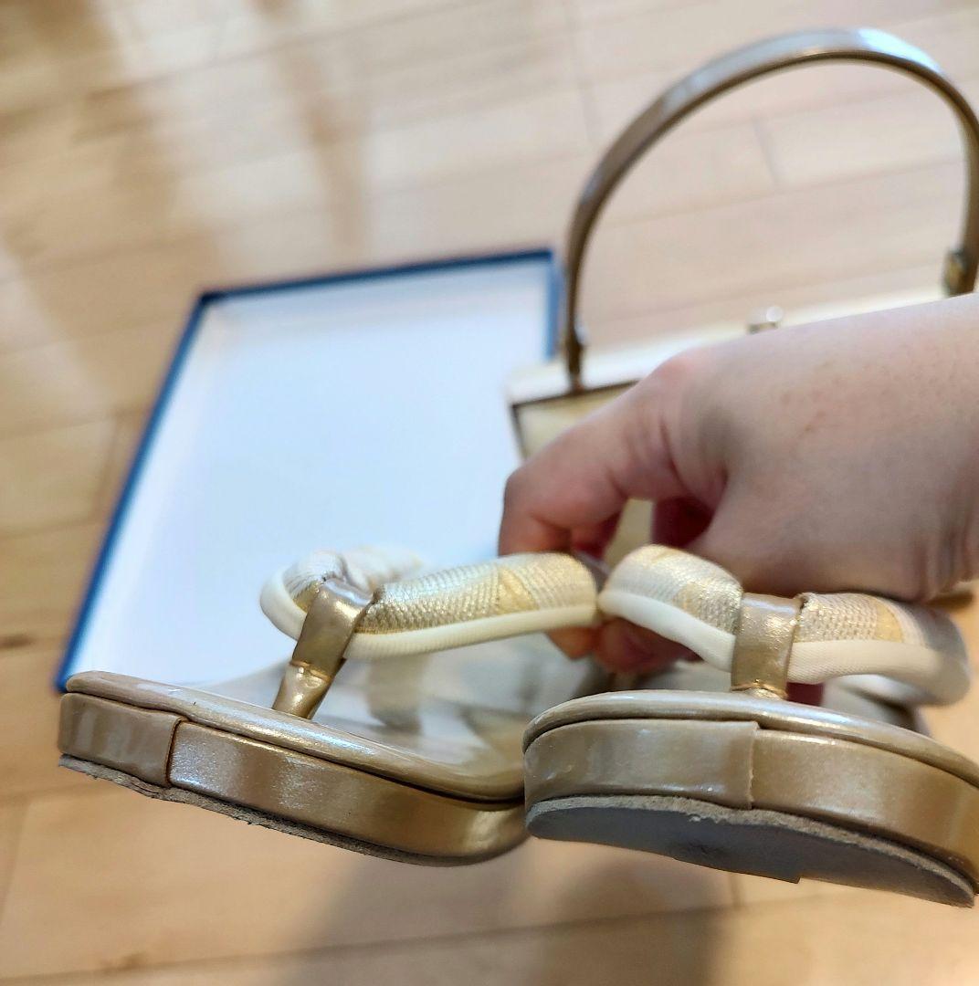 和装用バッグ草履セット　　結婚式　入学式　卒業式　七五三　和装バッグと草履セット