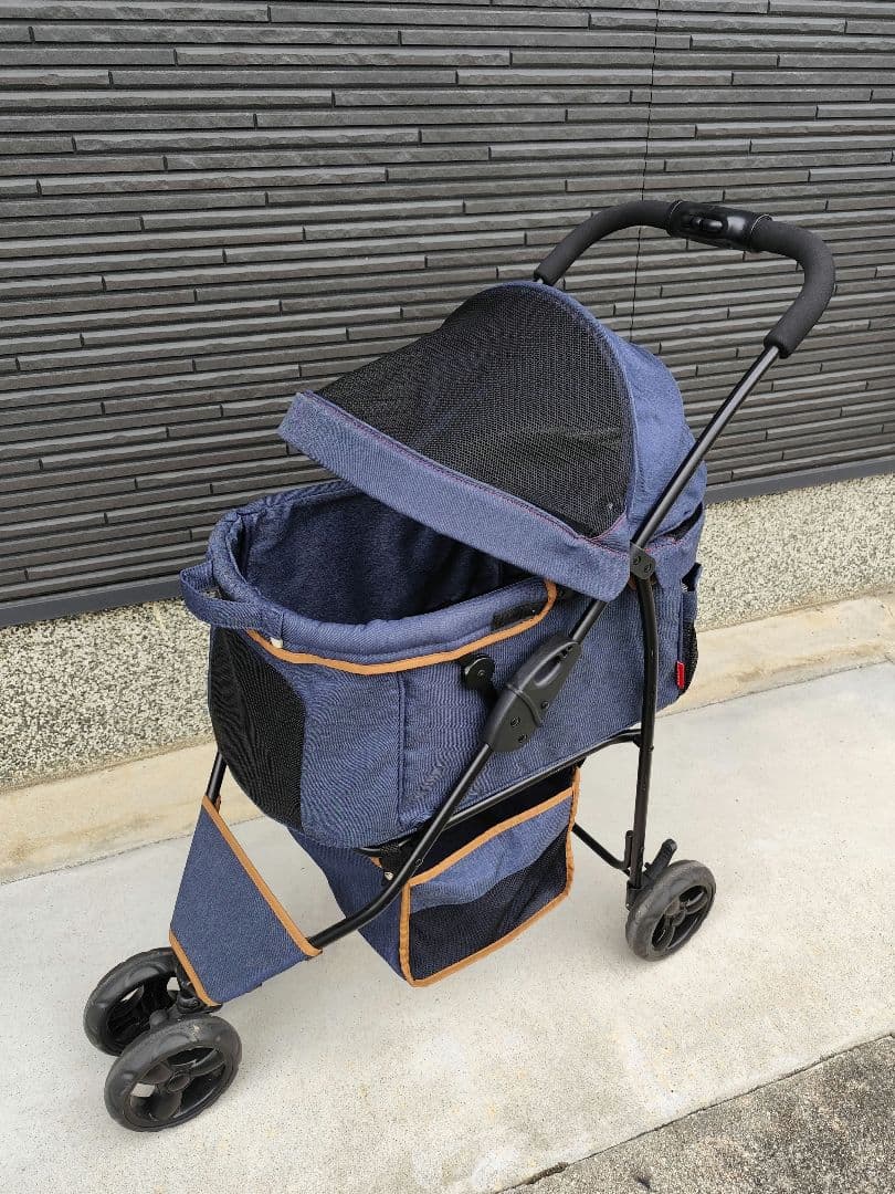 GEX わんわんカート スマートハンディ Safety デニム ペットカート