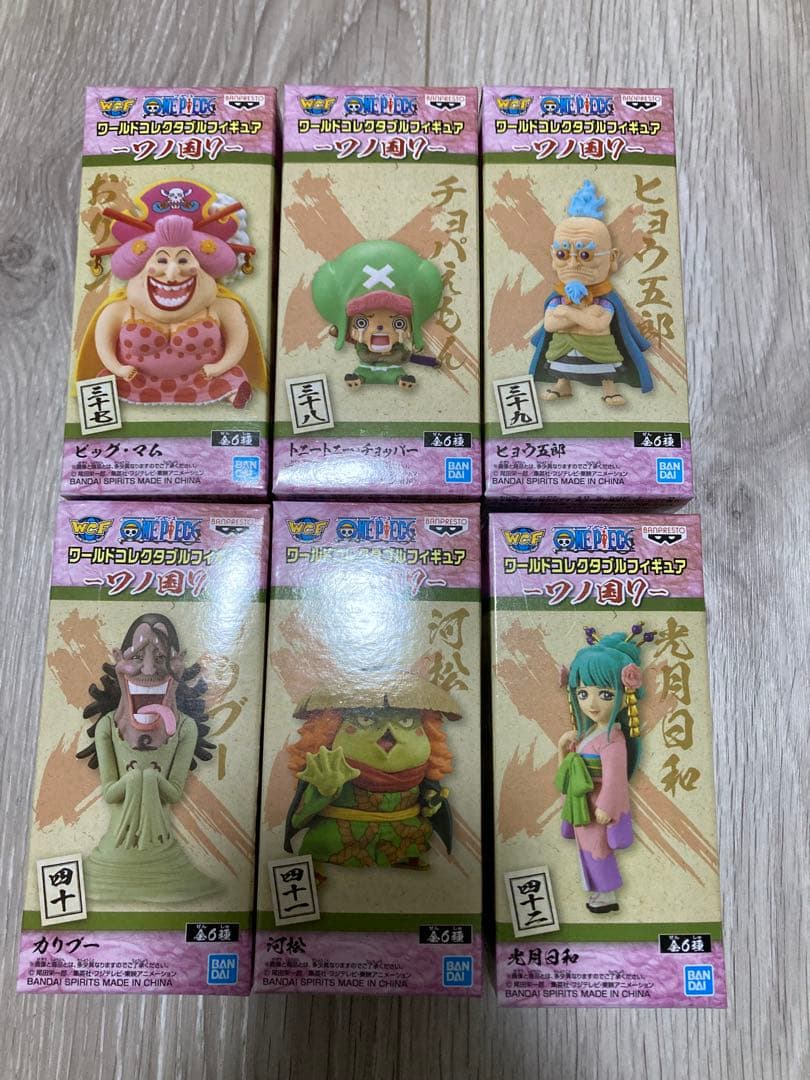 ★ワンピース コレクタブル『ワノ国7』全6種 ワーコレ★