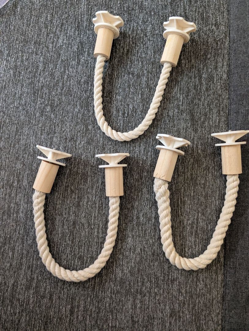 HOEI 35 手のり ステンレス ブラック ロープパーチ3本