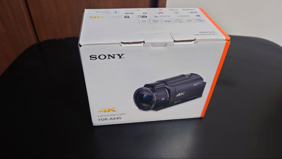 SONY 4Kビデオカメラ FDR-AX45 本体 ケース 三脚 スタンドポット