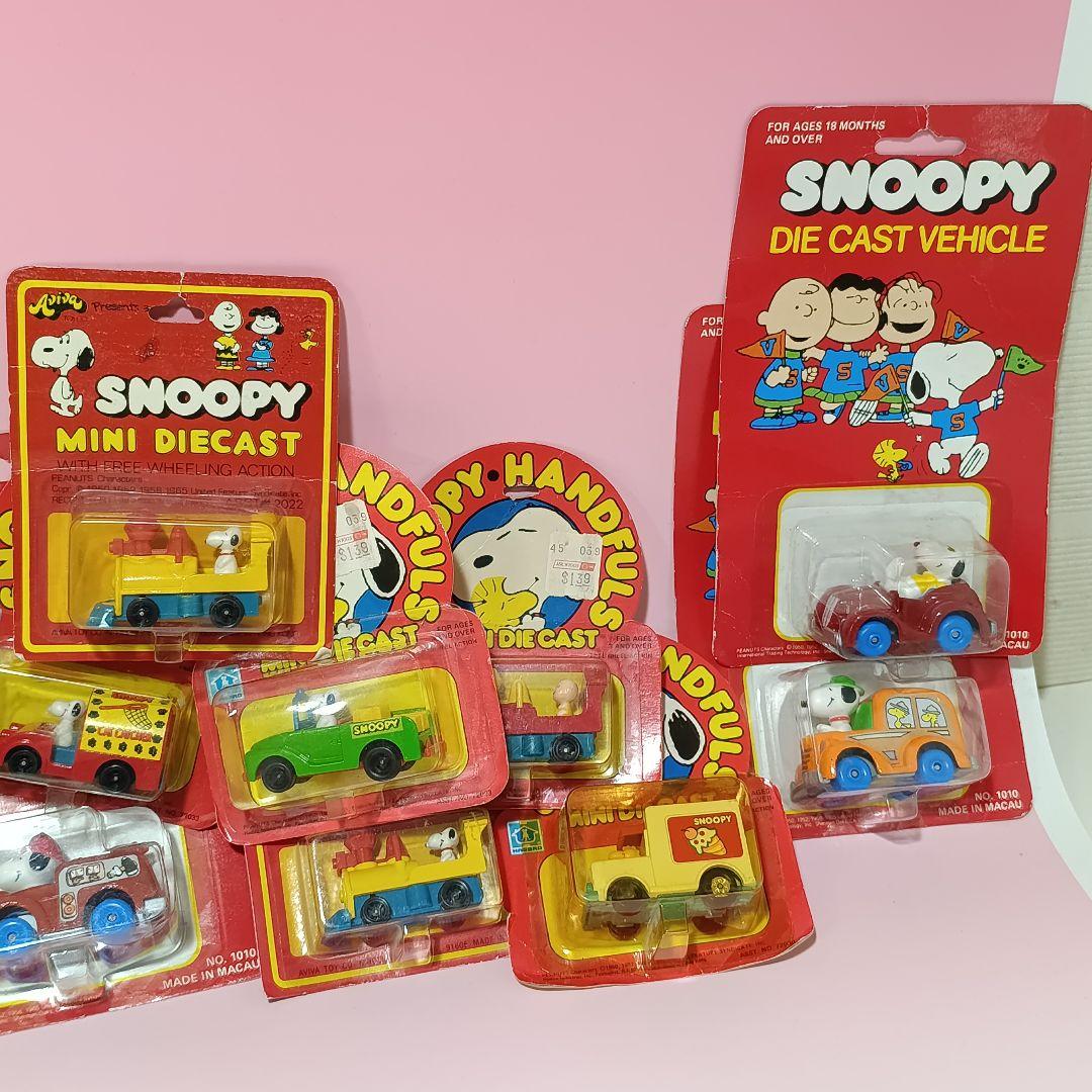 超お得セット　スヌーピー ミニカー　16個　アメトイ　ビンテージ　レア