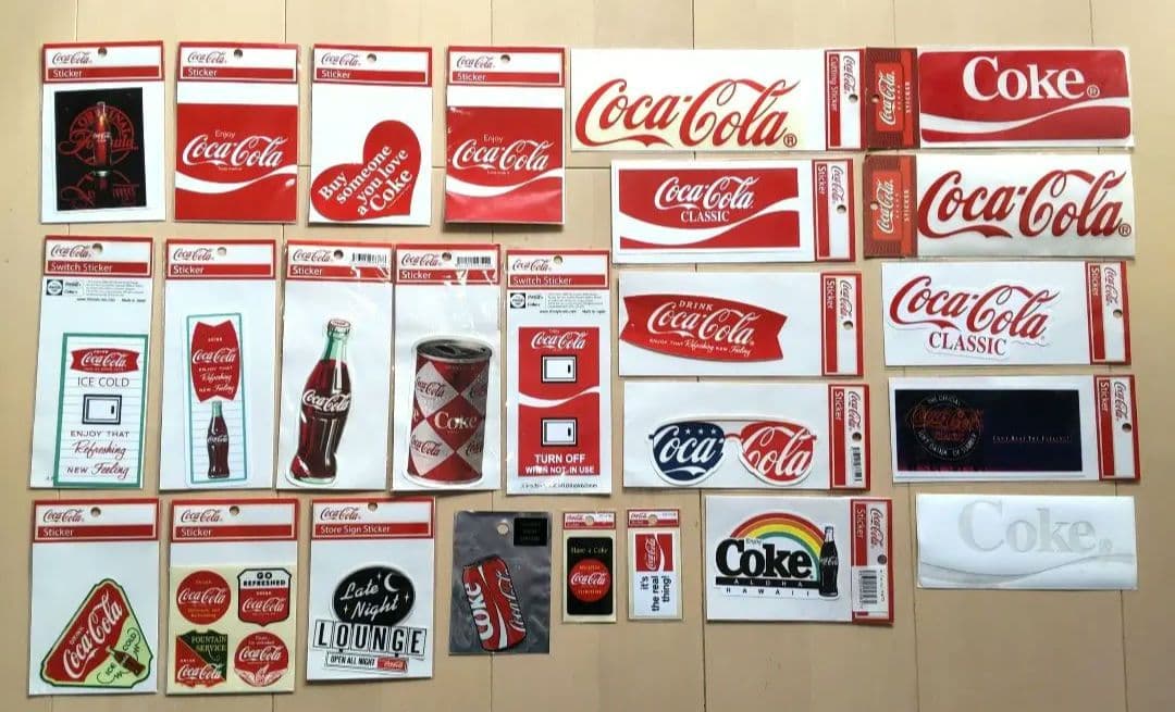 Coca-Cola コカコーラ ステッカー セット まとめ売り