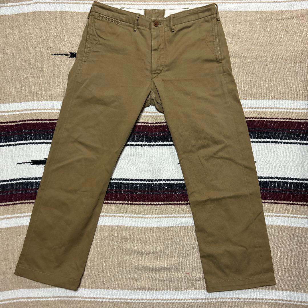 RRL ダブルアールエル オフィサーズチノトラウザーズ