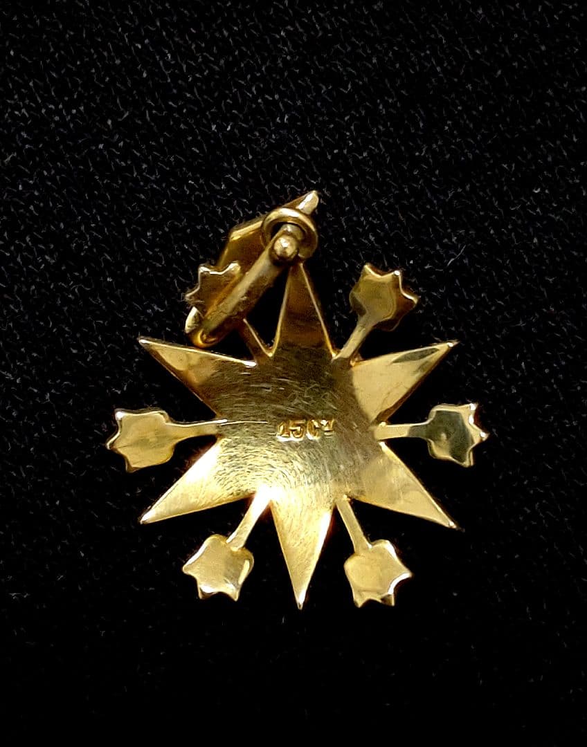 JA051ペンダントトップ 15CT ターコイズ【一部欠損、お値引対象品】