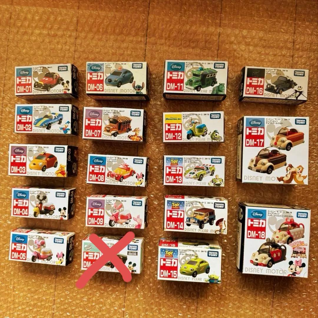 #22 トミカ ディズニーモータース　初期　DM01〜DM18 廃盤 レア 限定