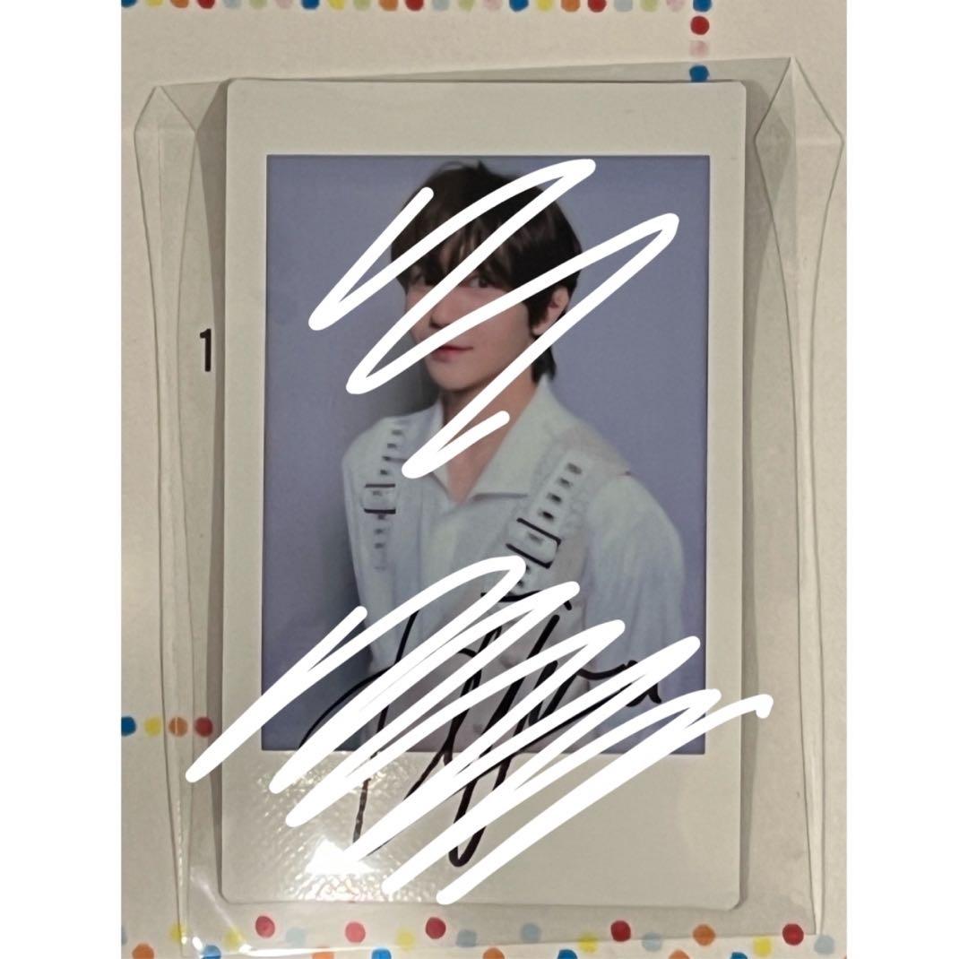 NCT WISH　リョウ　　直筆名前入り　チェキ