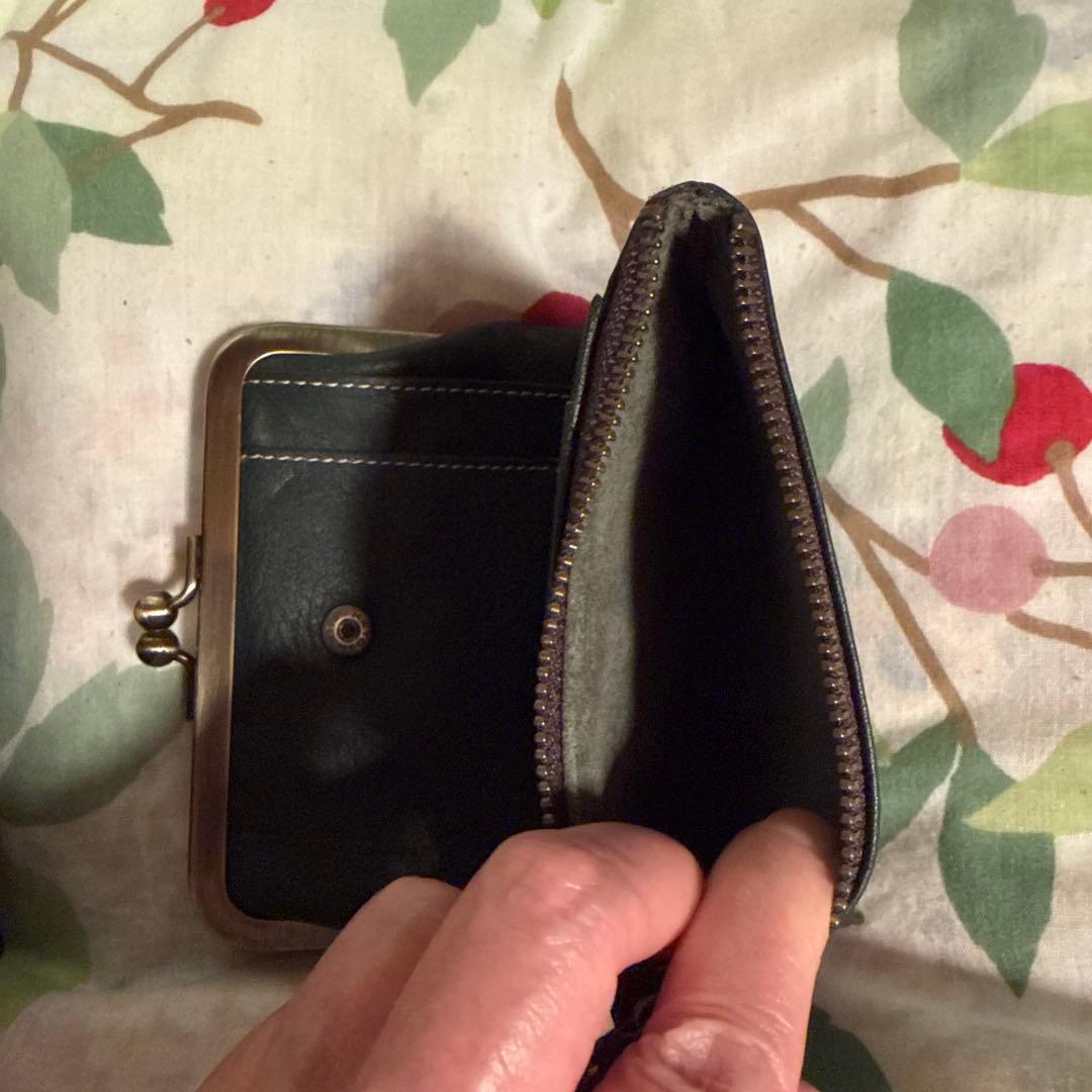 土屋鞄 トーンオイルヌメ2つ折り財布 限定色 ダークグリーン