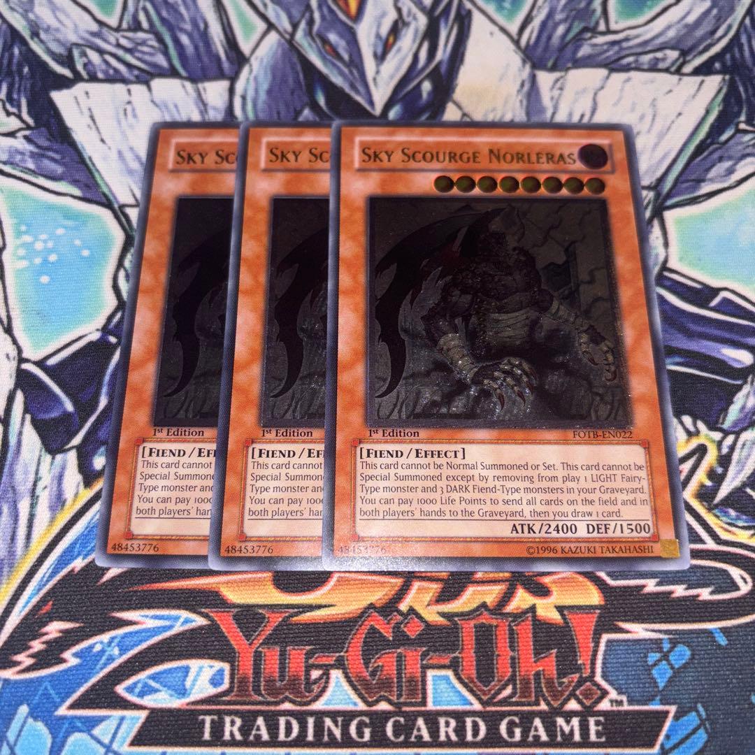 北米版 天魔神ノーレラス 1st レリーフ 深掘り個体 遊戯王 海外 英語 米