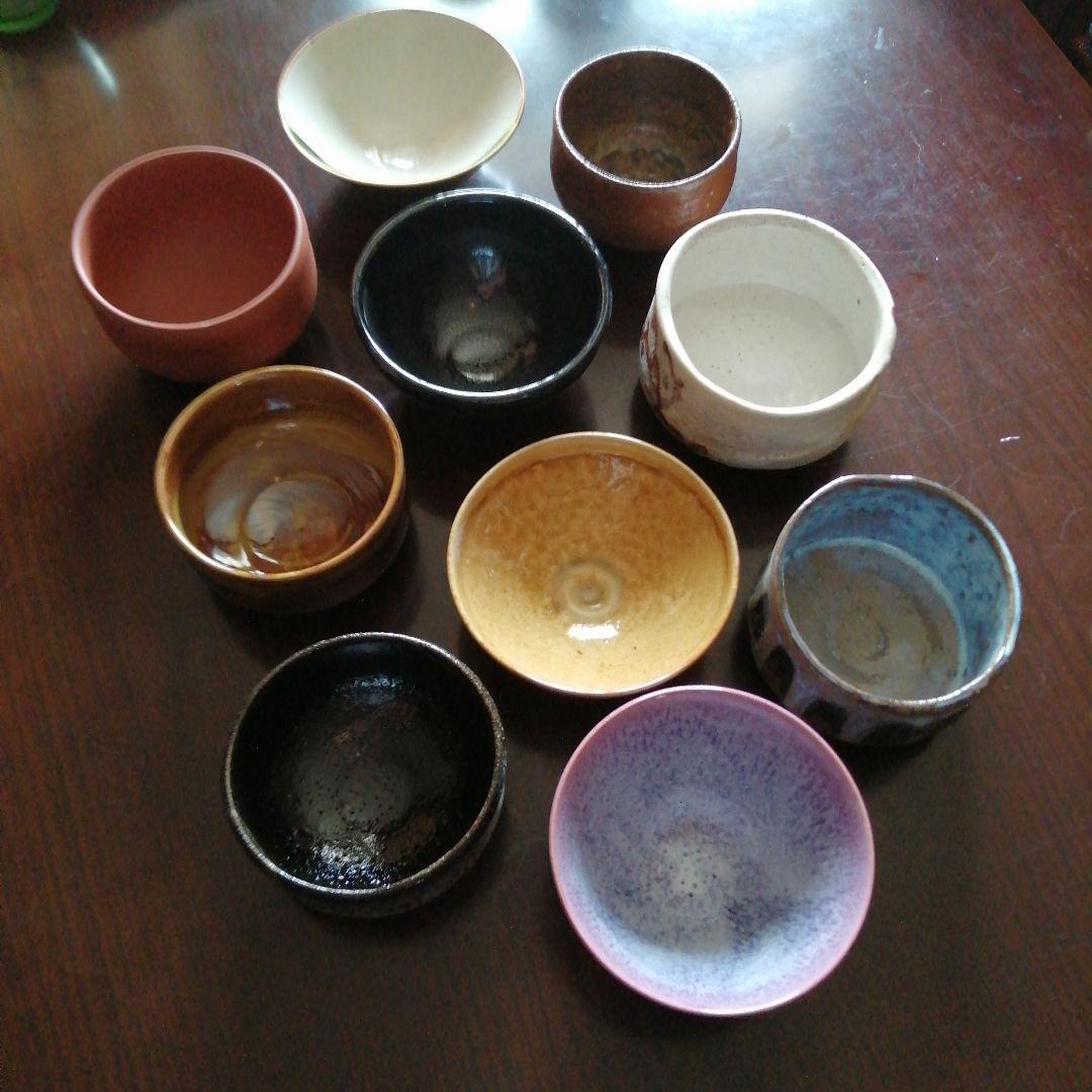 茶碗　10個まとめ売り　碧釉　常滑焼など